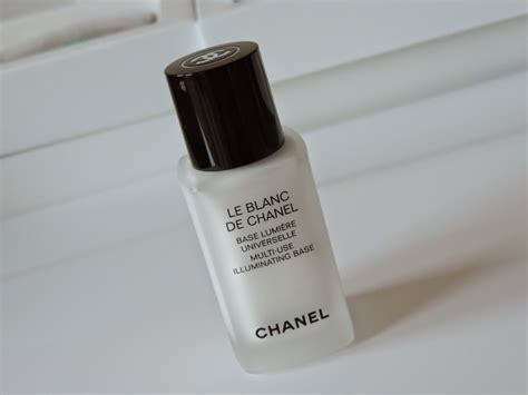 illuminating makeup base chanel reviews|le blanc Chanel primer.